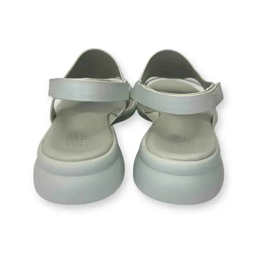 Naturalizer New Women's Lillian Round Toe Slingback Sandals Size 8.5W Mist Grey
